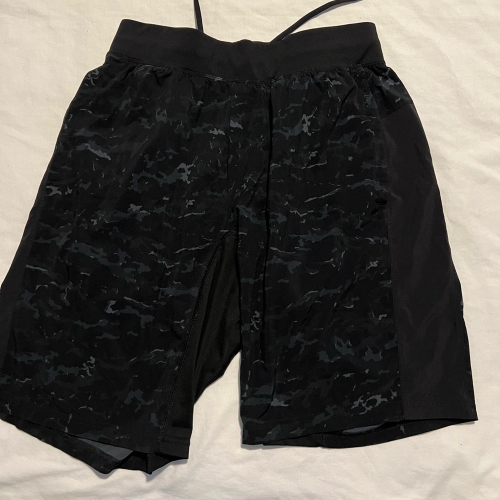 MENS BLACK/GREY LINER LESS LULU SHORT